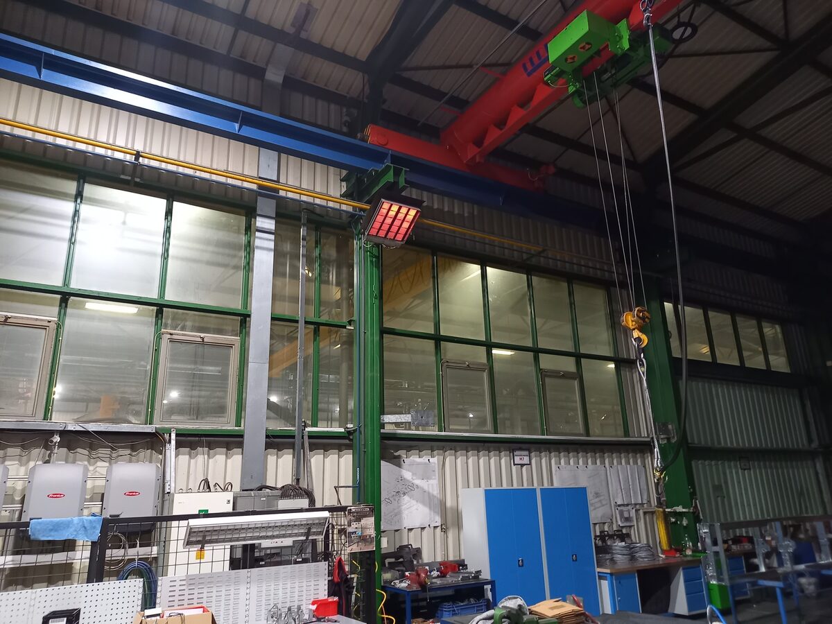 KEB-EGE Kajov – Řízení vytápění hal